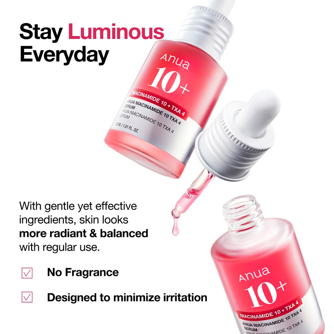 Anua Niacinamide 10% + TXA 4% Serum – 30ml