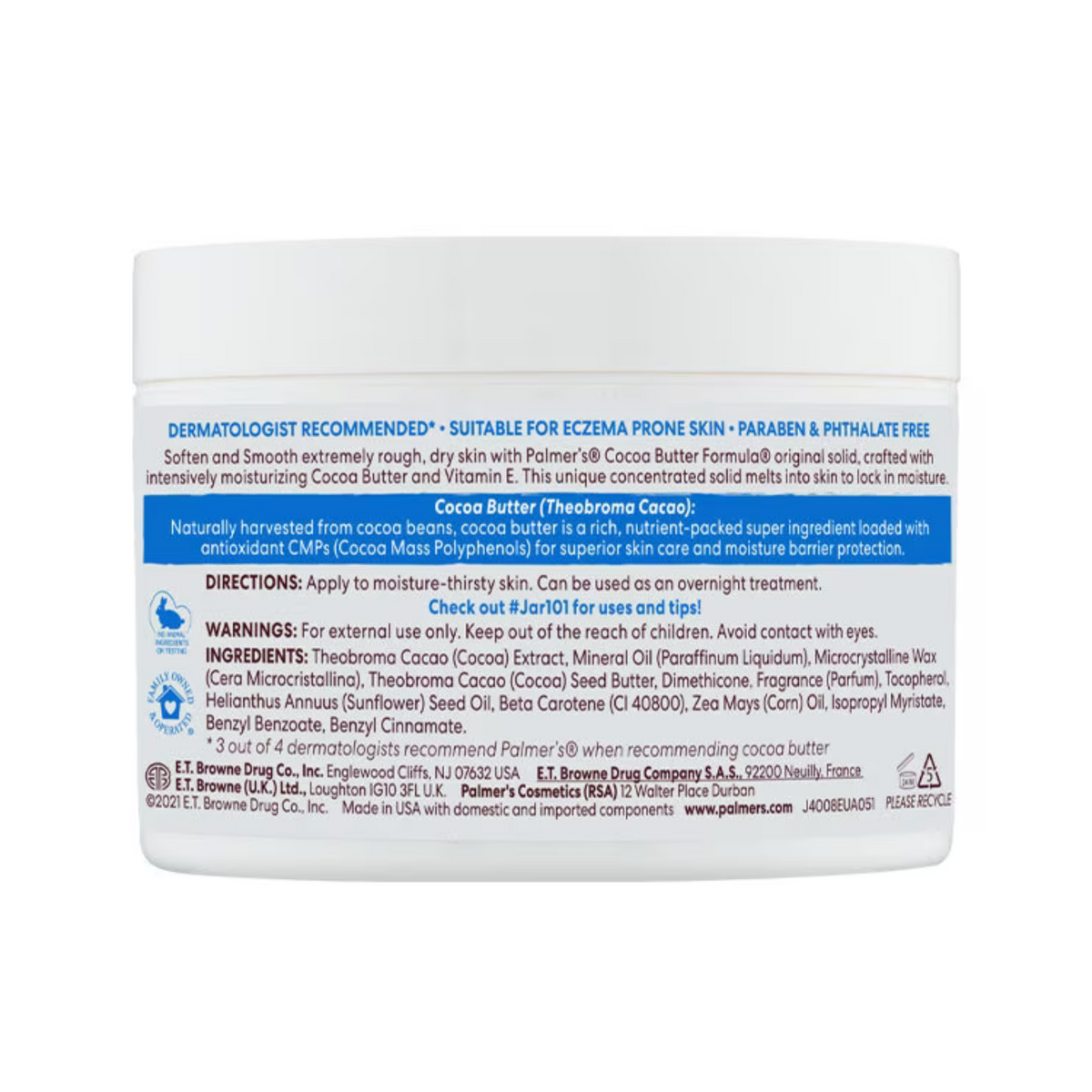 Cocoa Butter Formula Original Solid Formula