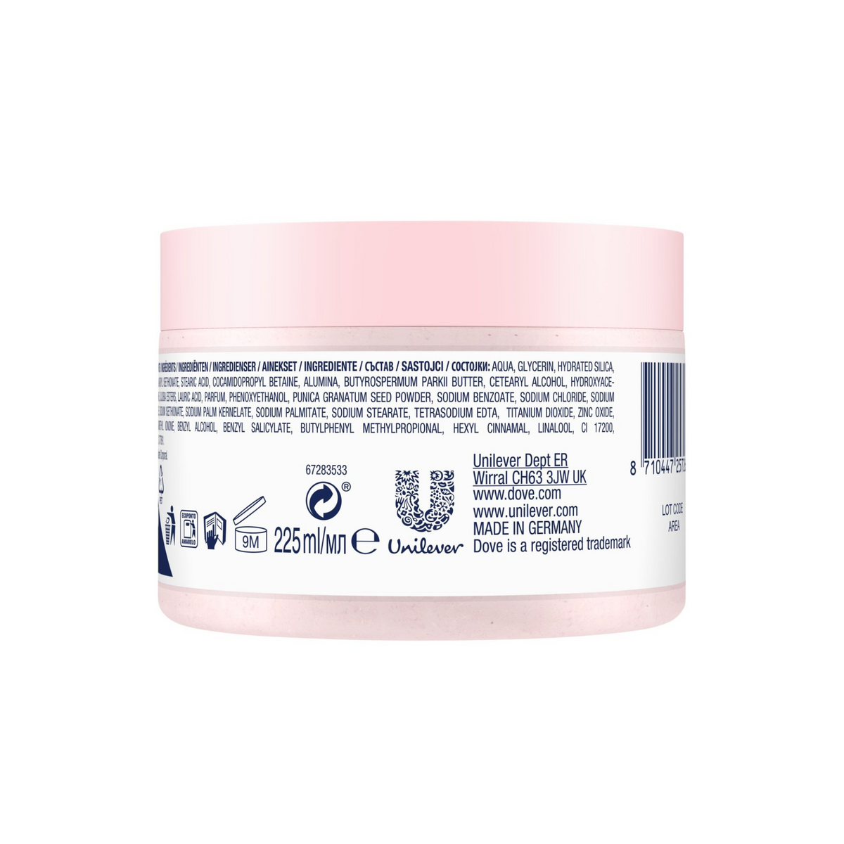 Pomegranate Shower Exfoliating Body Scrub