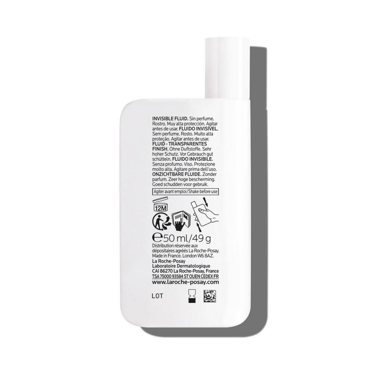 Anthelios UVMune 400 Invisible Fluid SPF50+ Sun Cream