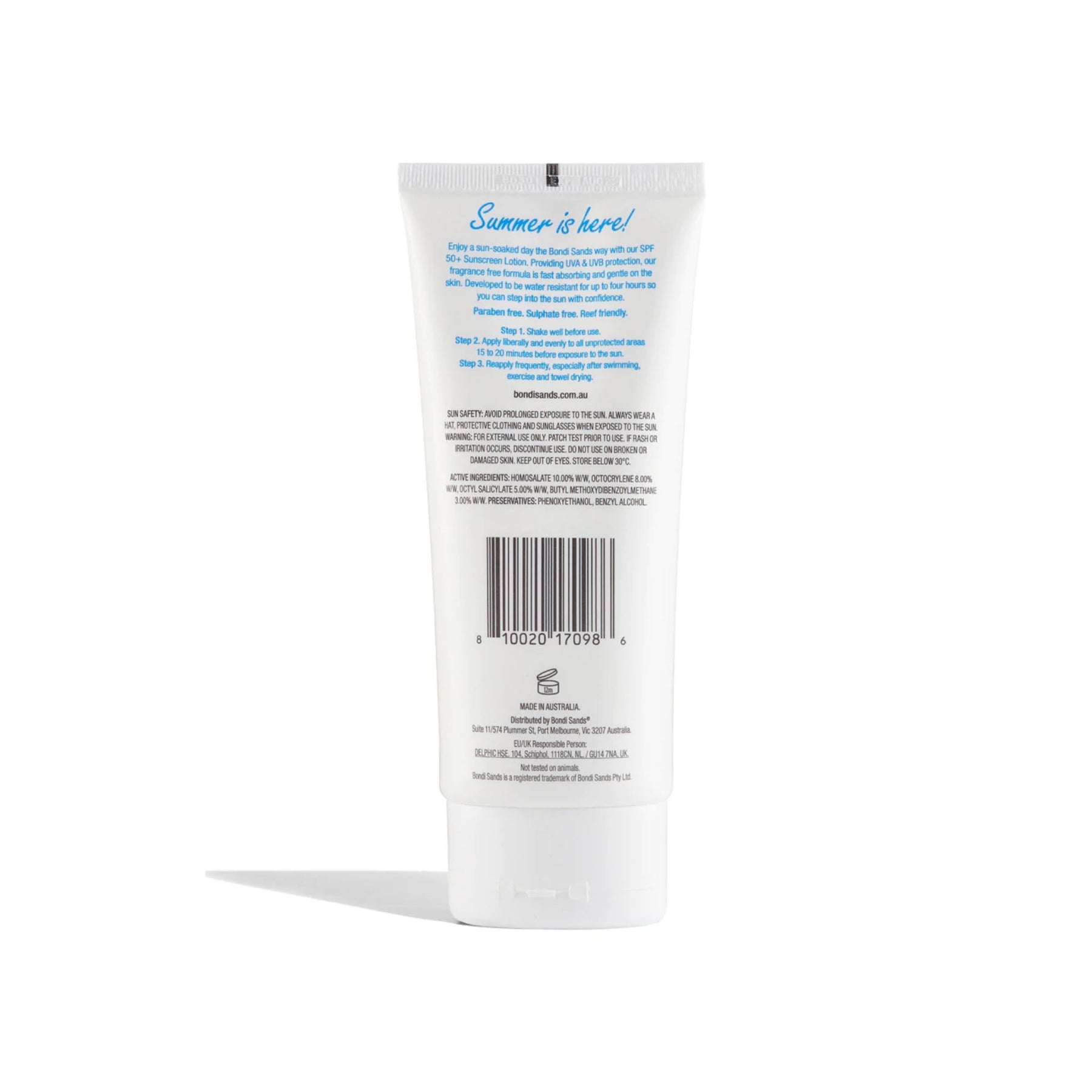 SPF 50+ Fragrance Free Sunscreen Lotion