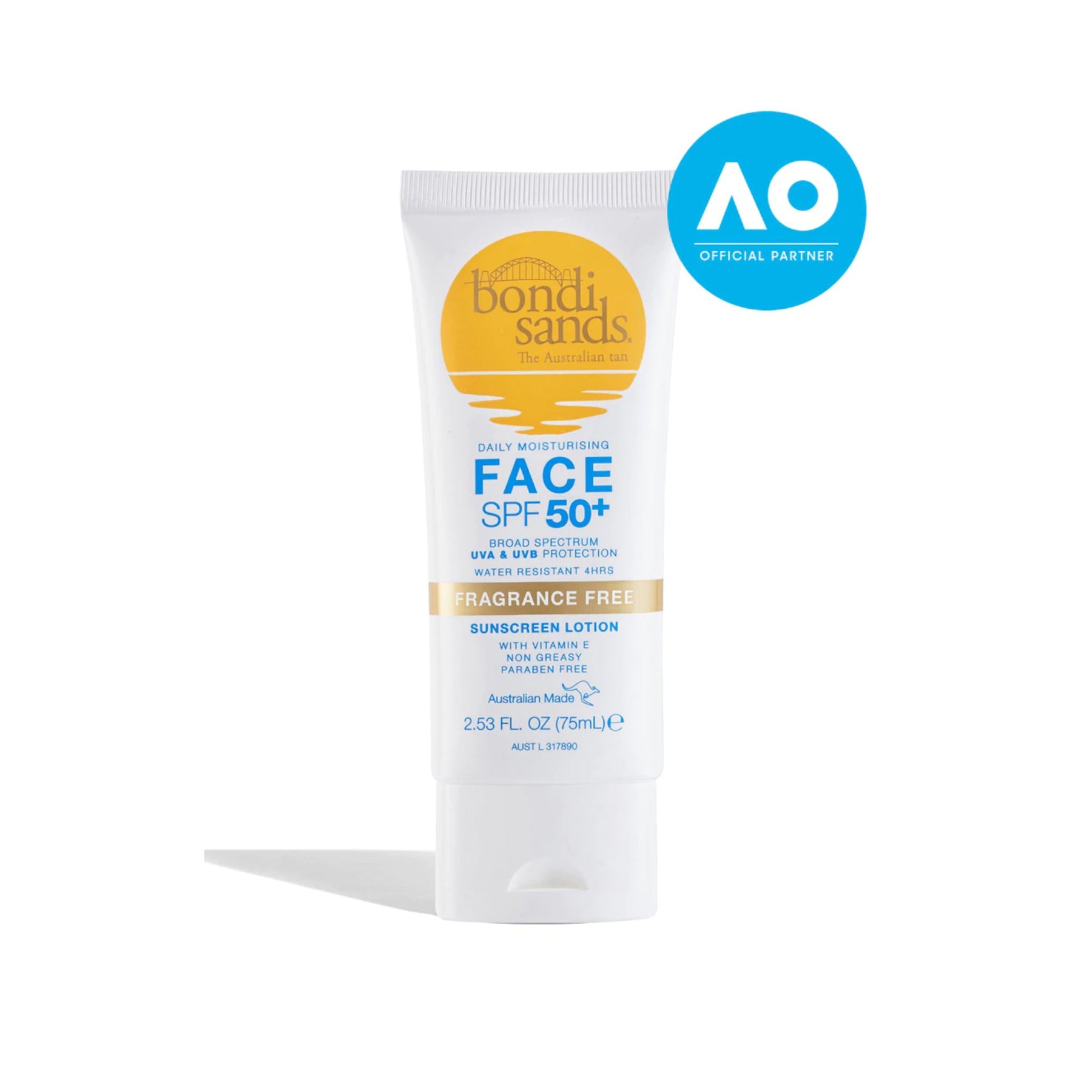 SPF 50+ Fragrance Free Face Sunscreen Lotion