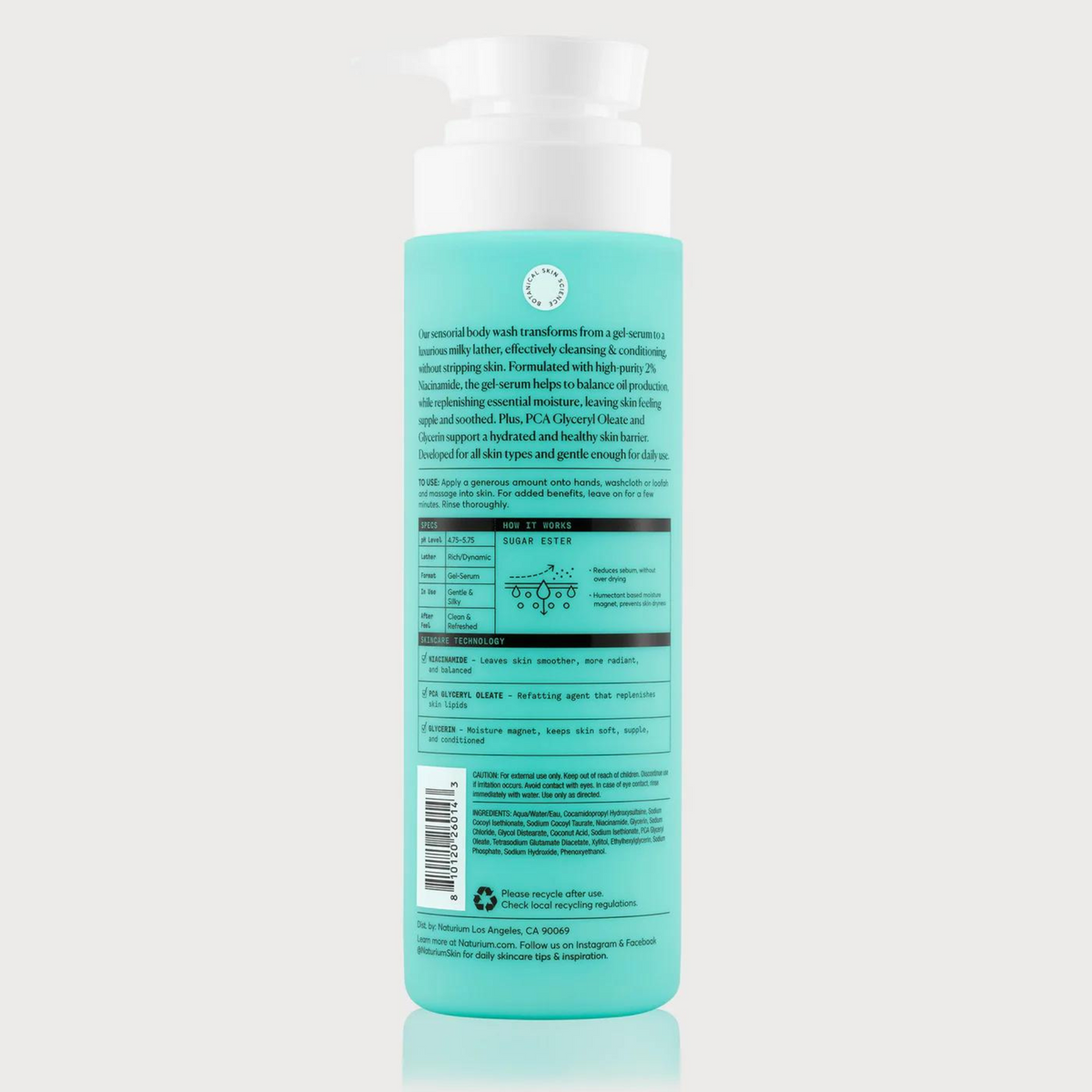 The Purifier Niacinamide Serum Body Wash