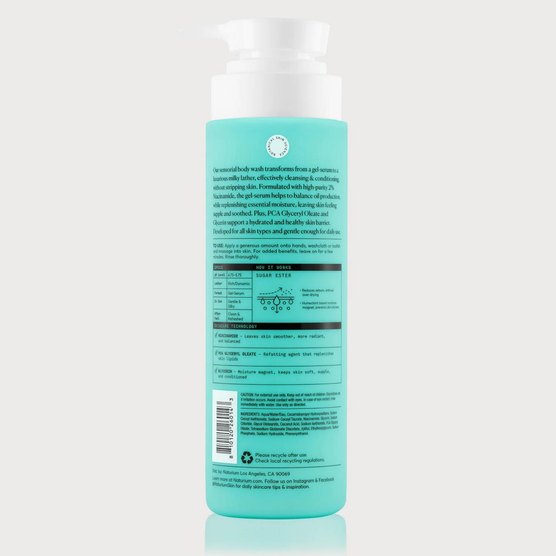 The Purifier Niacinamide Serum Body Wash