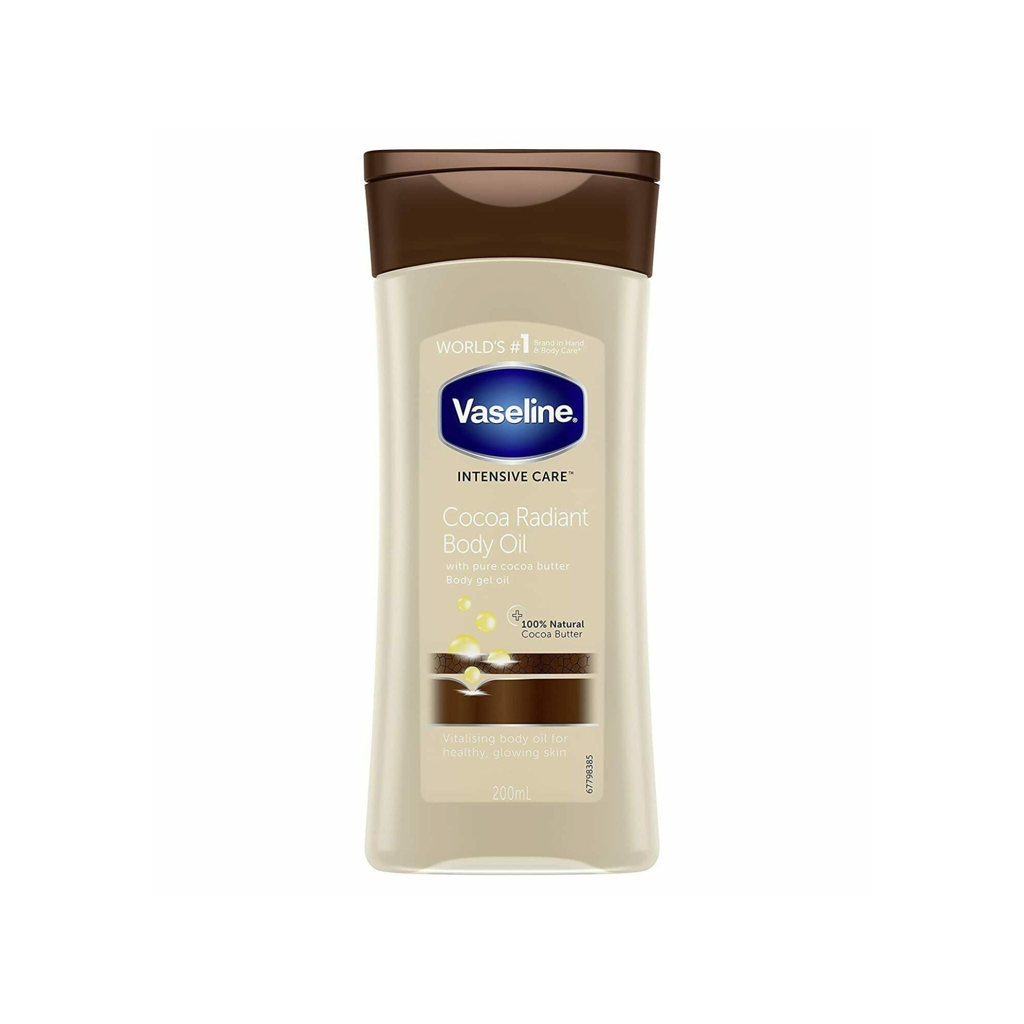 Vaseline Cocoa Radiant Body Gel Oil for healthy glowing skin
