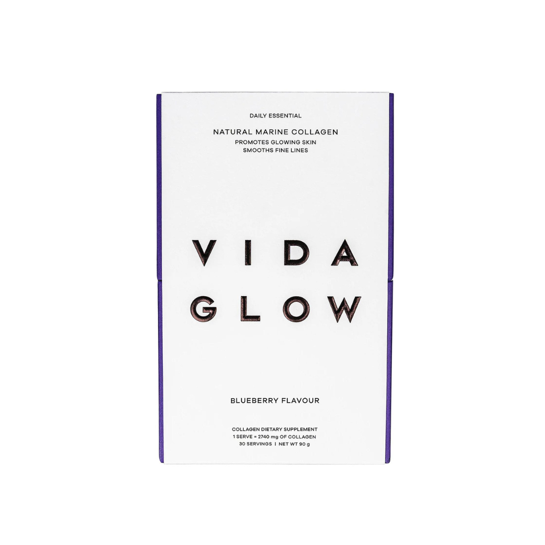 Vida glow natural marine collagen 6 servings