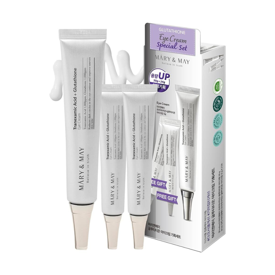 Mary & May Tranexamic Acid + Glutathione Eye Cream Set