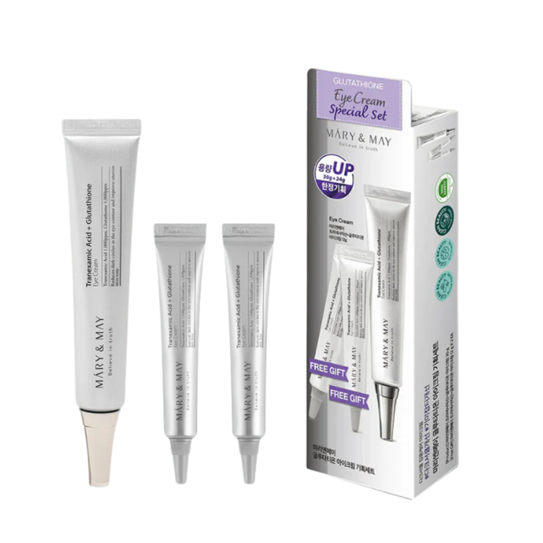 Mary & May Tranexamic Acid + Glutathione Eye Cream Set