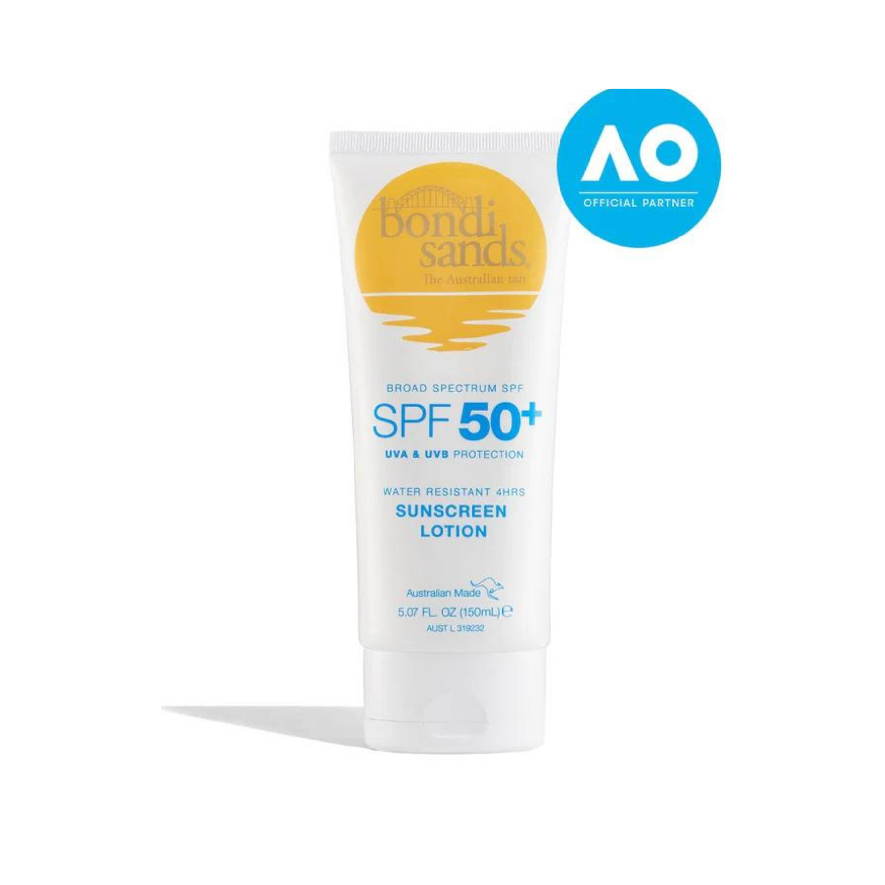 SPF 50+ Body Sunscreen Lotion Coconut Beach Scent