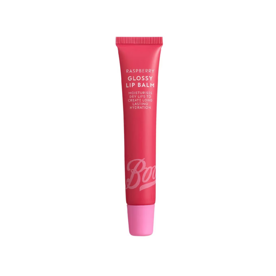 Boots Glossy Lip Balm Raspberry