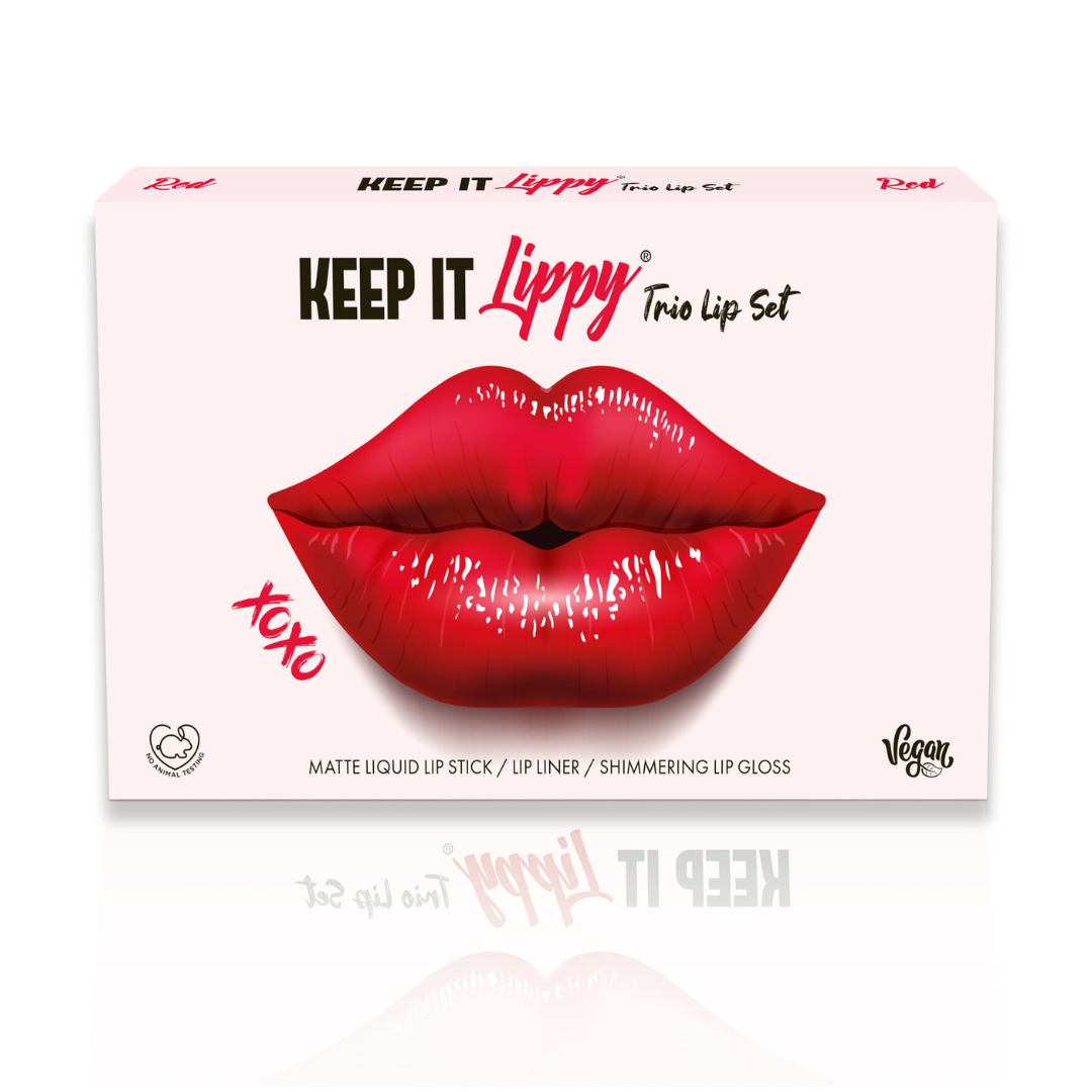 Keep It Lippy Trio Lip Set - Red