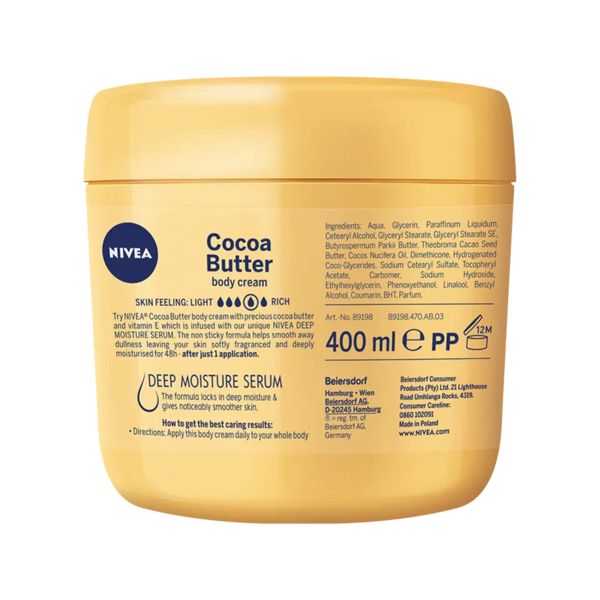 Cocoa Butter Body Cream