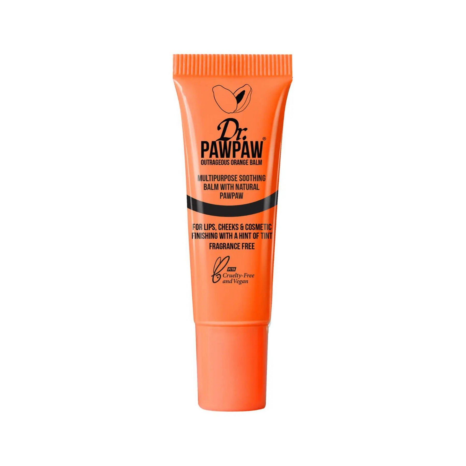 Multipurpose Tinted Outrageous Orange Balm