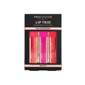 Profusion Cosmetics Lip Trio High Shine Lip Gloss - Brights