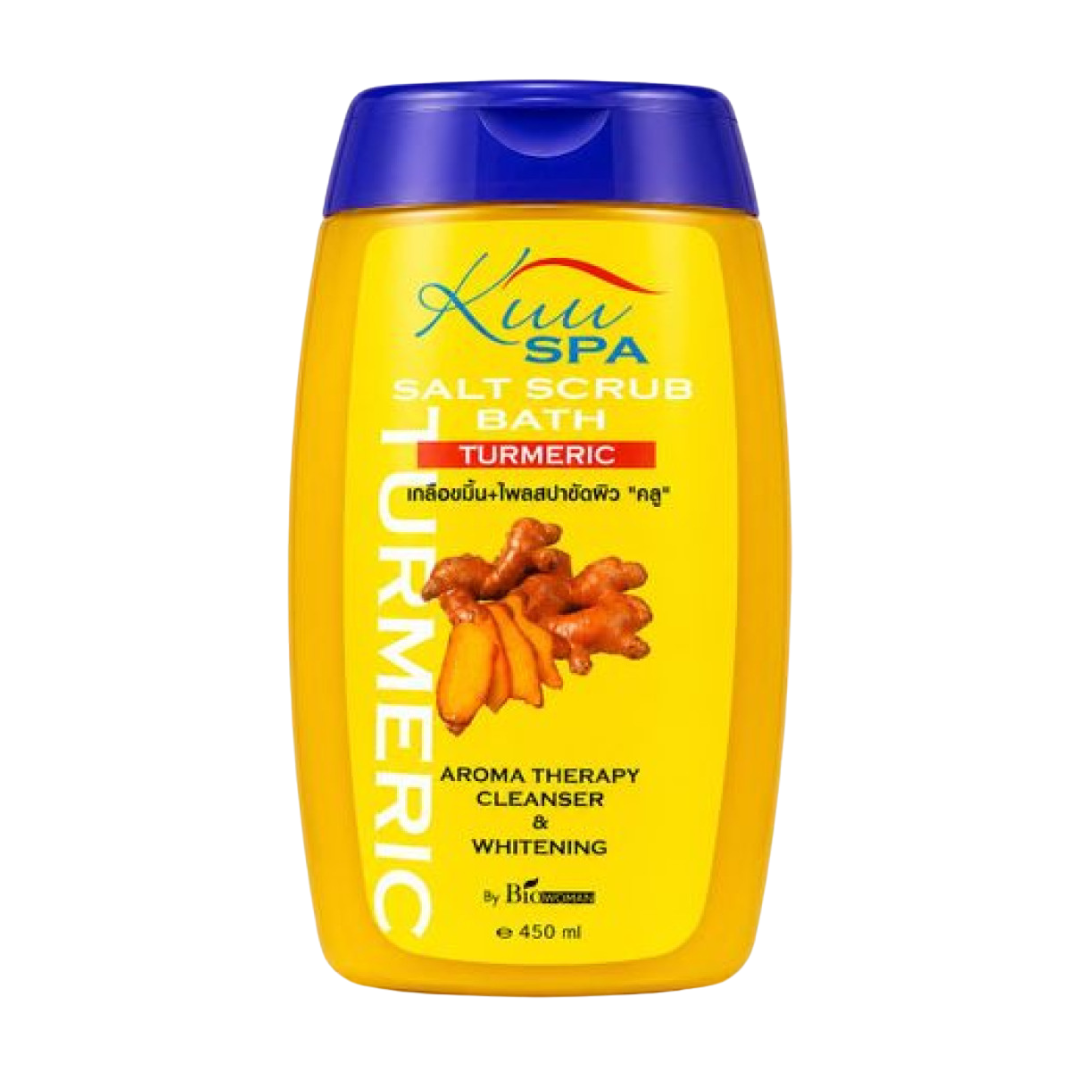 Salt Scrub Bath With Turmeric