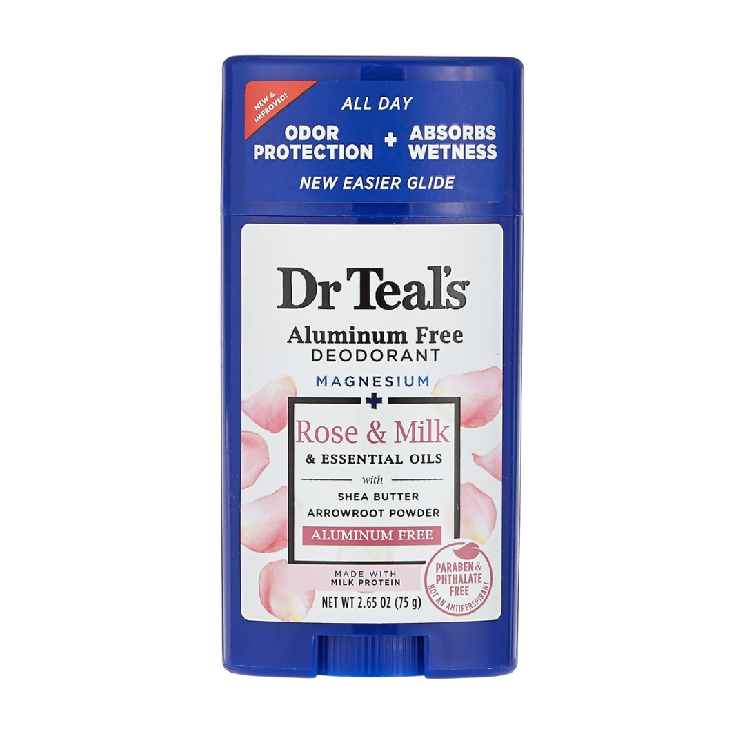 Aluminum Free Deodorant - Rose and Milk