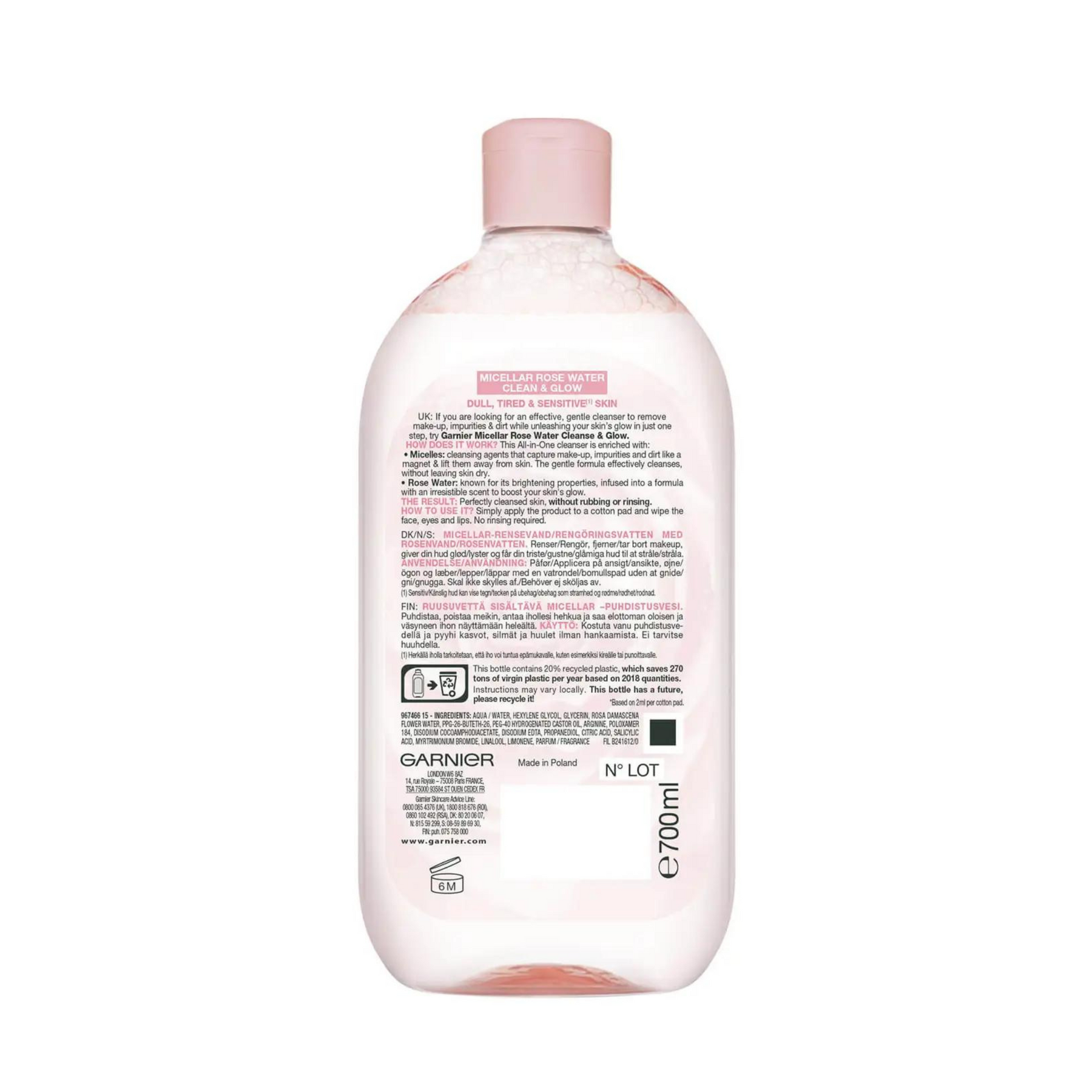 Micellar Rose Cleansing Water