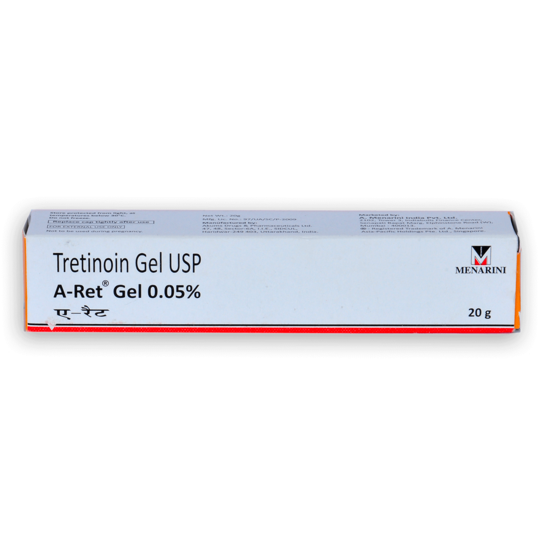 A-Ret Tretinoin 0.025% Gel