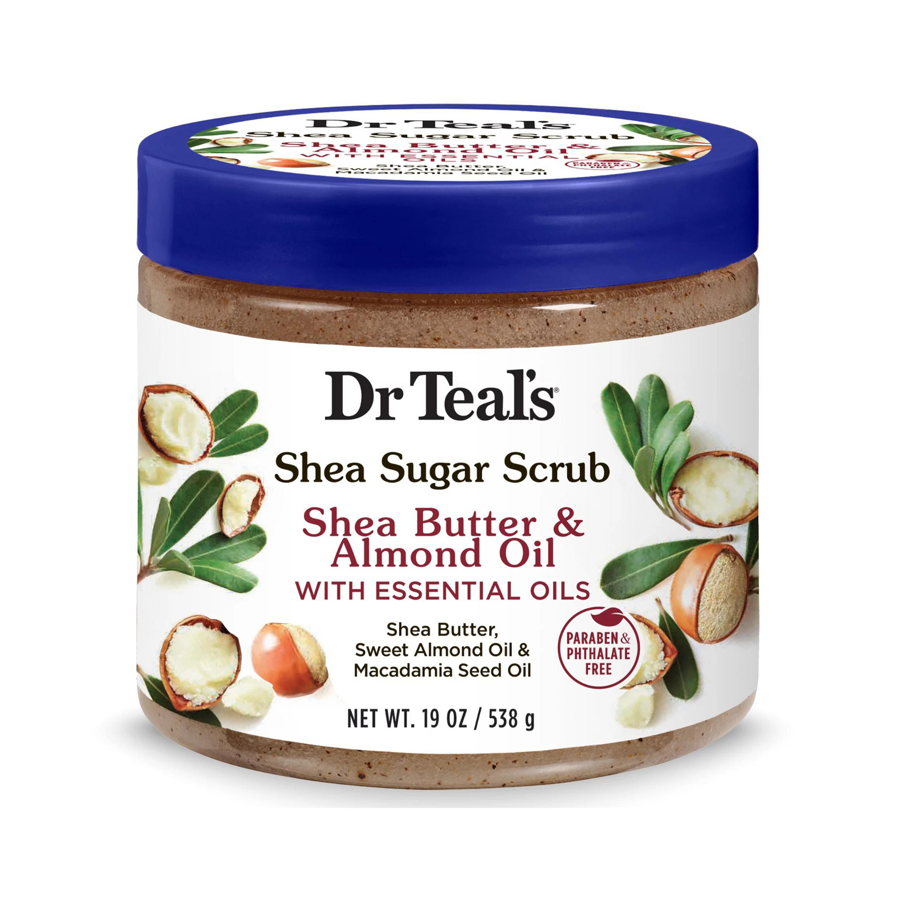 Shea Sugar Scrub with Shea Butter & Almond Oil